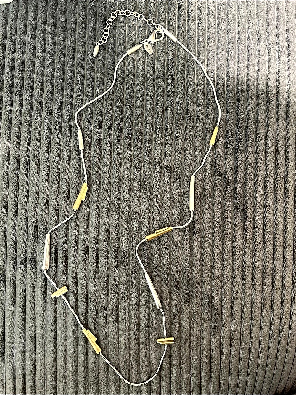 Chico's Mixed-Metal Long Station Necklace